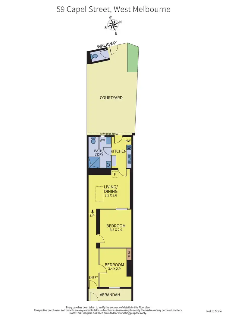Floorplan of Homely house listing, 59 Capel Street, West Melbourne VIC 3003