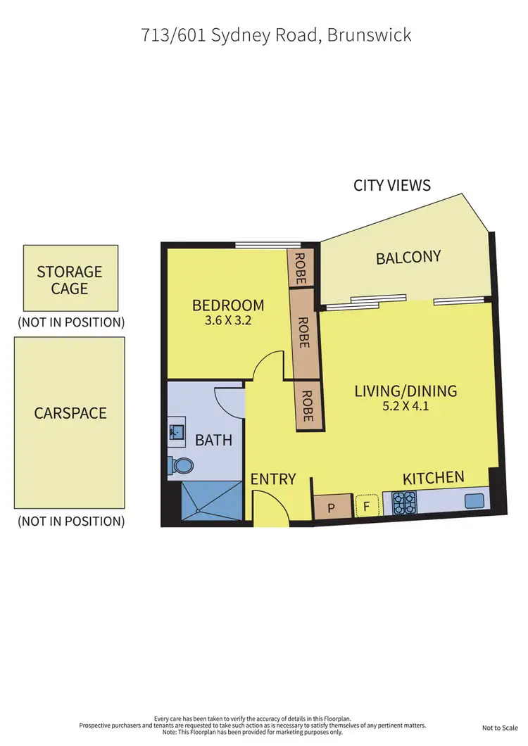 Floorplan of Homely apartment listing, 713/601 Sydney Road, Brunswick VIC 3056