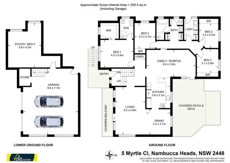 Floorplan of Homely house listing, 5 Myrtle Close, Nambucca Heads NSW 2448