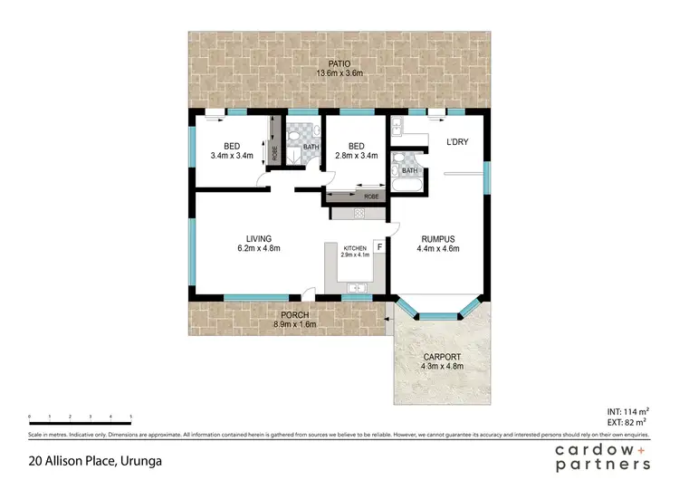 Floorplan of Homely house listing, 20 Allison Place, Urunga NSW 2455