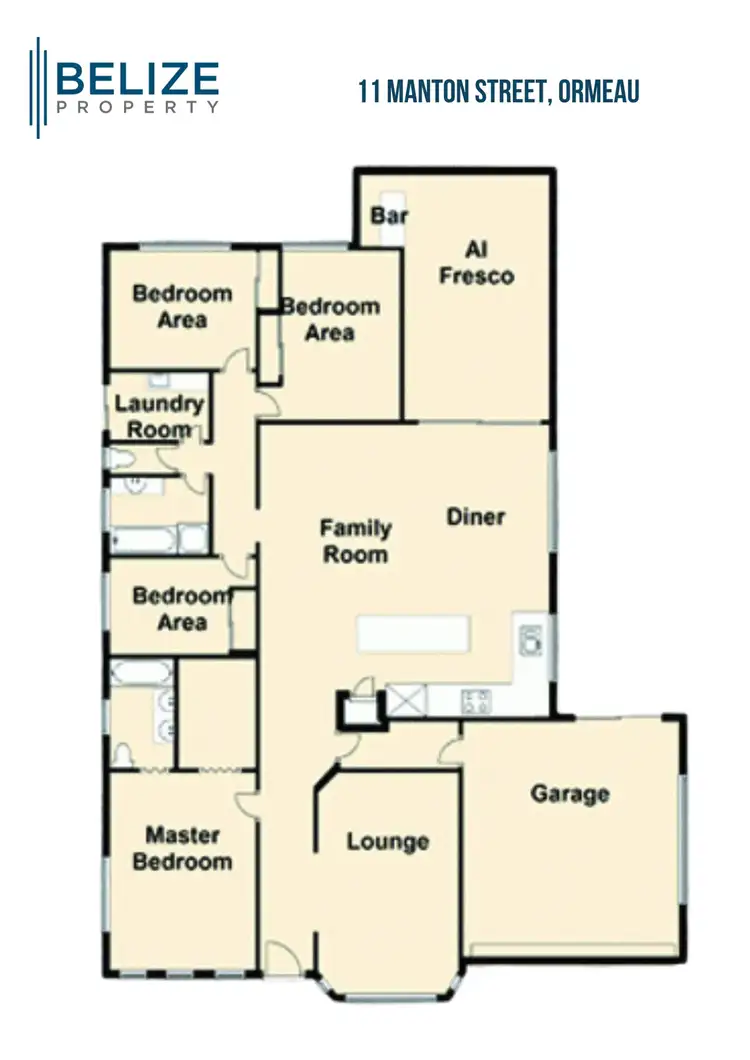 Floorplan of Homely house listing, 13 Manton Street, Ormeau QLD 4208