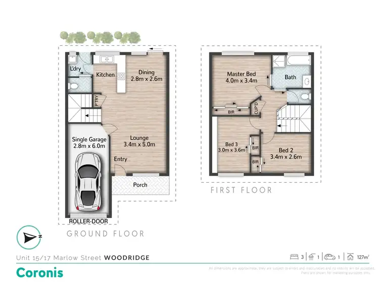Floorplan of Homely townhouse listing, 15/17 Marlow Street, Woodridge QLD 4114