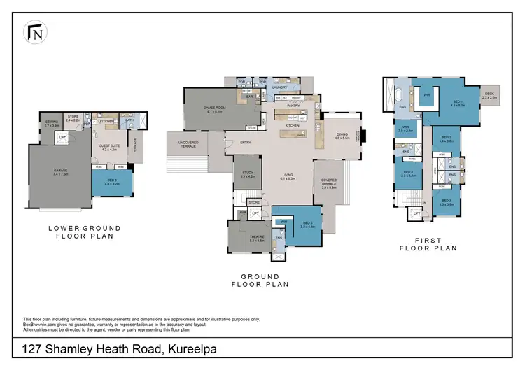 Floorplan of Homely rural property listing, 127 Shamley Heath Road, Kureelpa QLD 4560