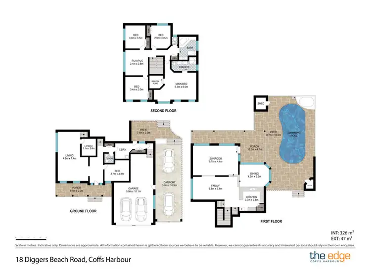 Floorplan of Homely house listing, 18 Diggers Beach Road, Coffs Harbour NSW 2450