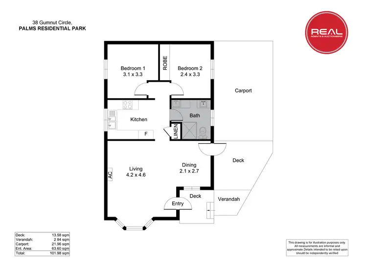 Floorplan of Homely retirement listing, 38/61 Supple Road, Waterloo Corner SA 5110