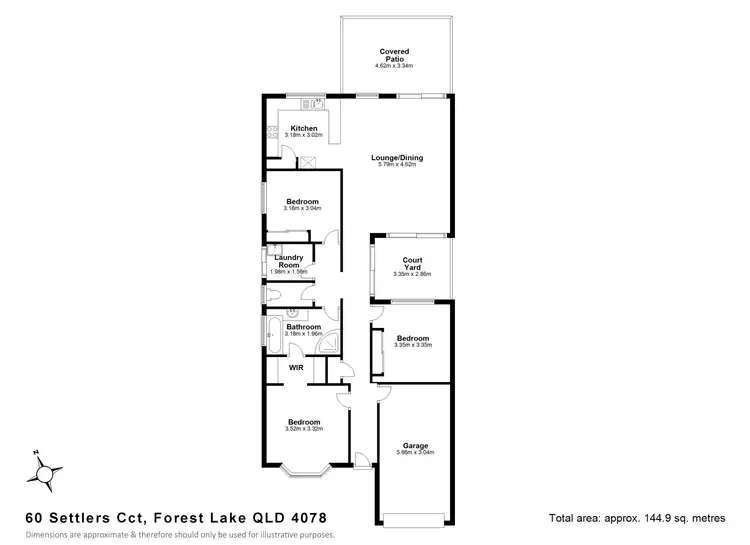 Floorplan of Homely house listing, 60 Settlers Cct, Forest Lake QLD 4078