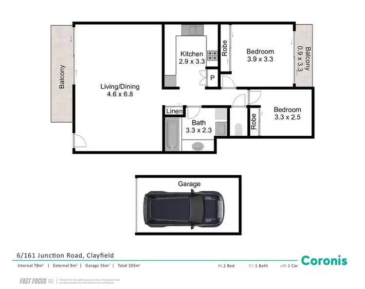 Floorplan of Homely unit listing, 6/161 Junction Road, Clayfield QLD 4011