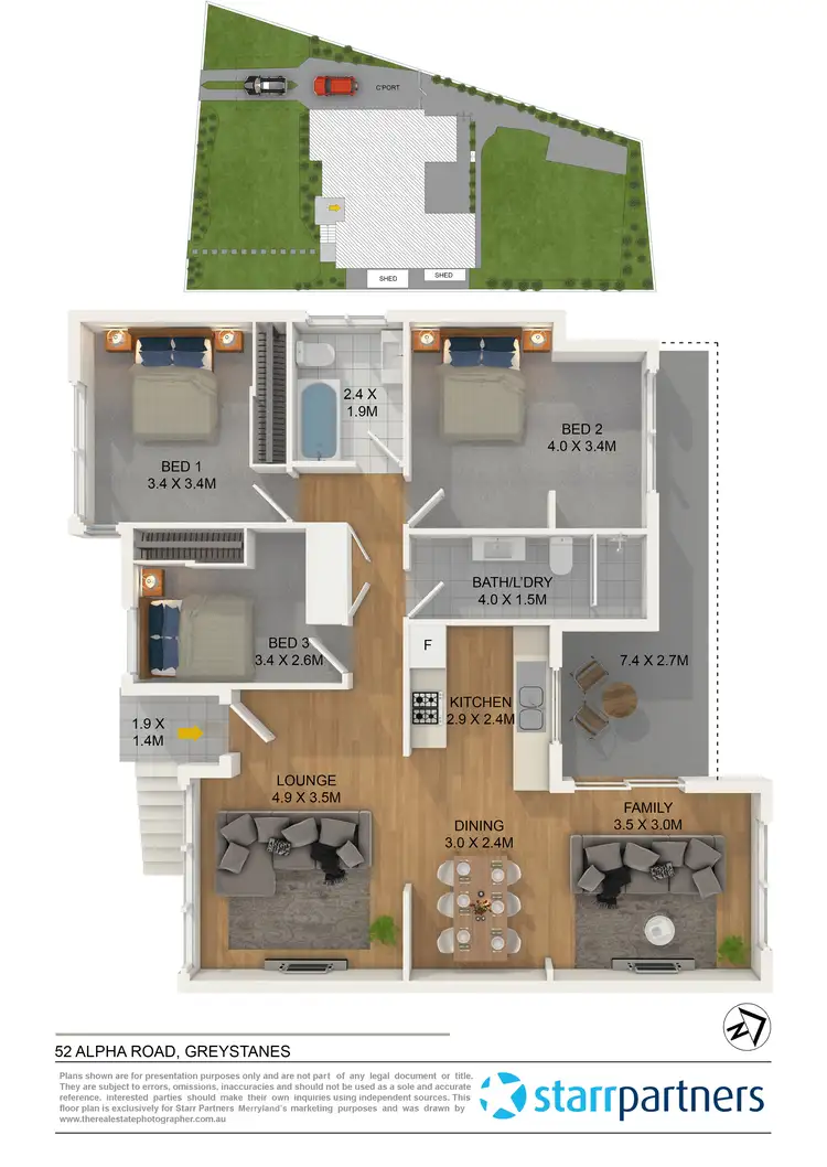 Floorplan of Homely house listing, 52 Alpha Road, Greystanes NSW 2145