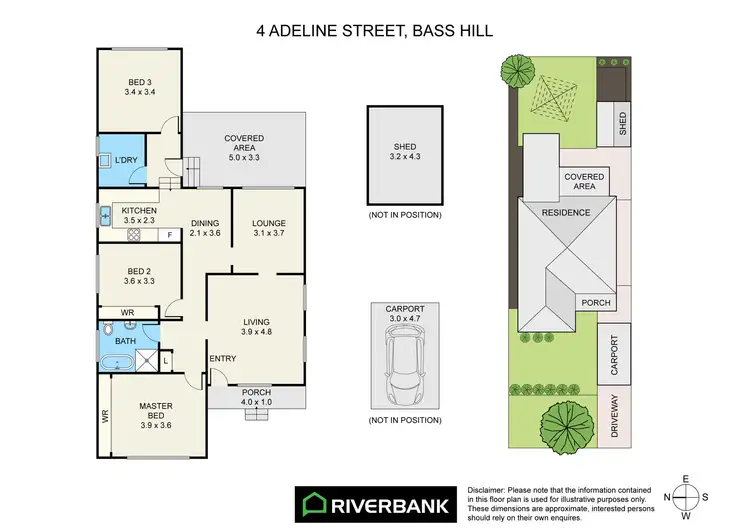 Floorplan of Homely house listing, 4 Adeline Street, Bass Hill NSW 2197