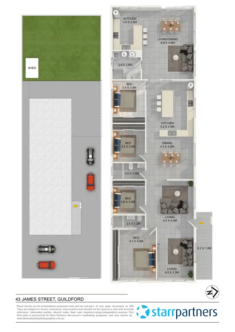 Floorplan of Homely house listing, 43 James Street, Guildford NSW 2161
