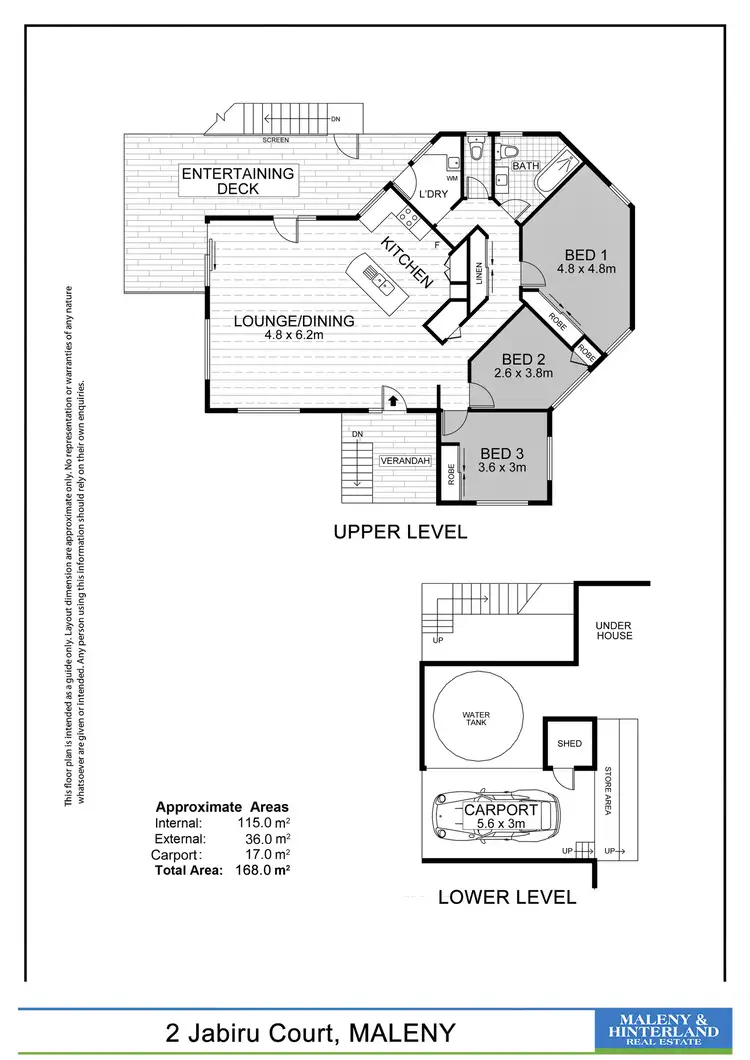 Floorplan of Homely house listing, 2 Jabiru Court, Maleny QLD 4552