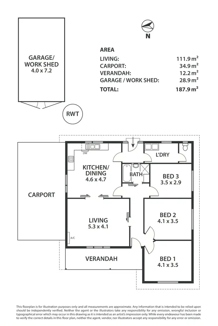 Floorplan of Homely rural property listing, 2267 Mannum Road, Murray Bridge SA 5253