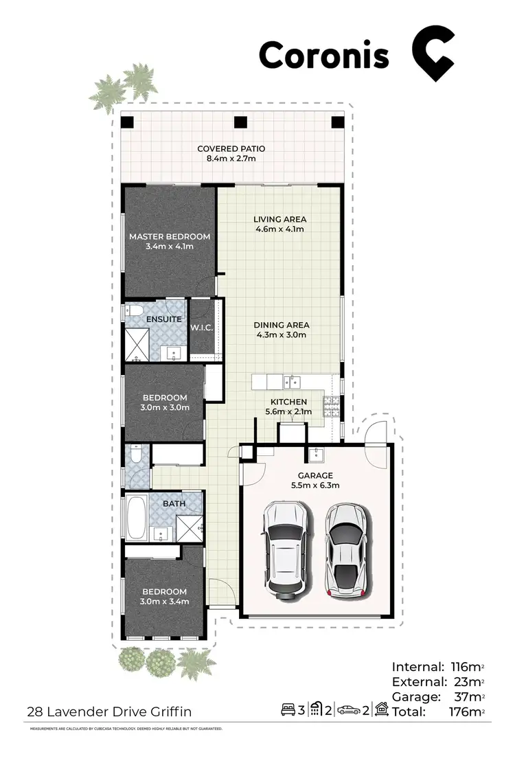Floorplan of Homely house listing, 28 Lavender Drive, Griffin QLD 4503