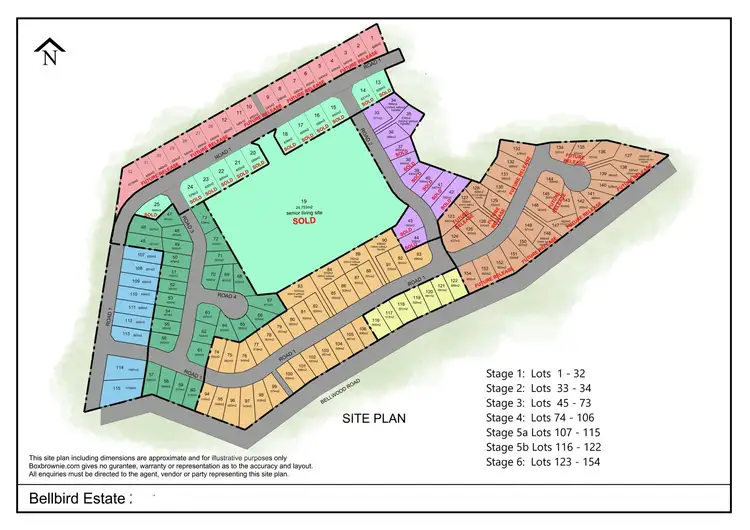 Floorplan of Homely land listing, 72 Jangaal Jangaal Drive (Lot 103) Bellbird Estate, Nambucca Heads NSW 2448