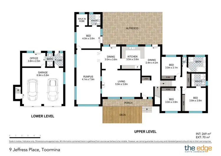 Floorplan of Homely house listing, 9 Jeffress Place, Toormina NSW 2452