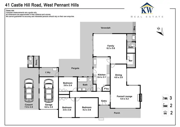 Floorplan of Homely house listing, 41 Castle Hill Road, West Pennant Hills NSW 2125