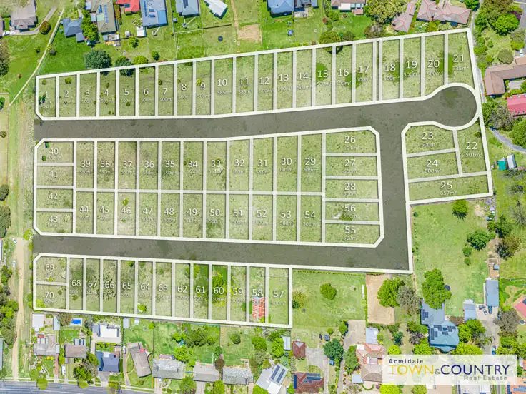 Floorplan of Homely land listing, 1-9 Northcott Street, Armidale NSW 2350
