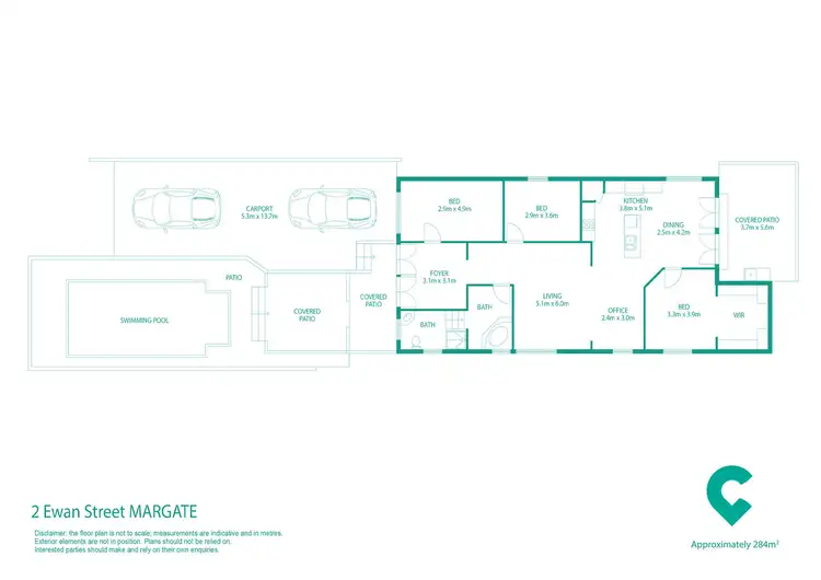Floorplan of Homely house listing, 2 Ewan Street, Margate QLD 4019