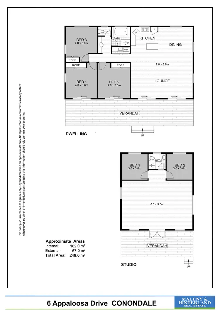Floorplan of Homely house listing, 6 Appaloosa Drive, Conondale QLD 4552