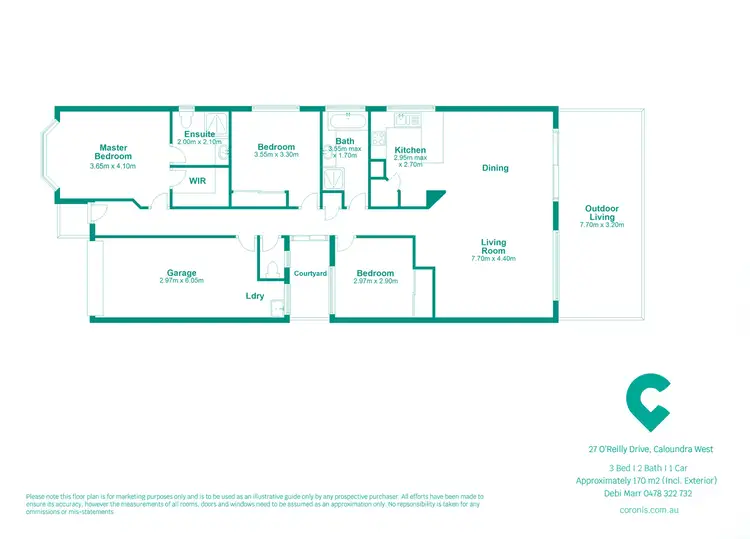 Floorplan of Homely house listing, 27 O'Reilly Drive, Caloundra West QLD 4551