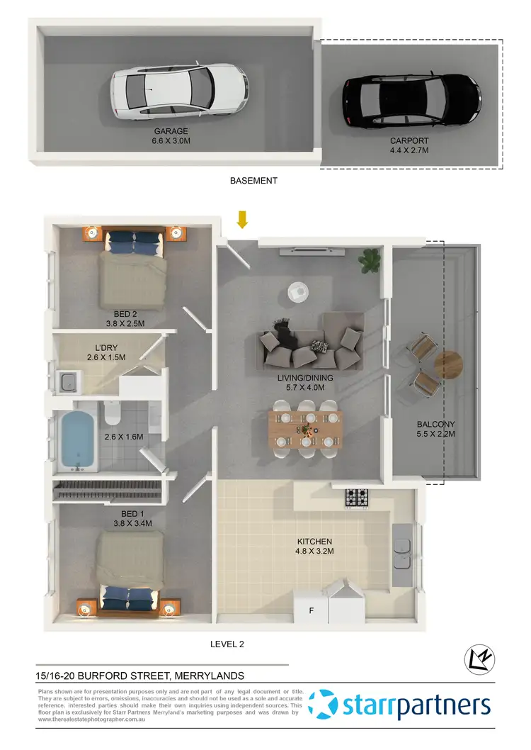 Floorplan of Homely unit listing, 15/16-20 Burford Street, Merrylands NSW 2160
