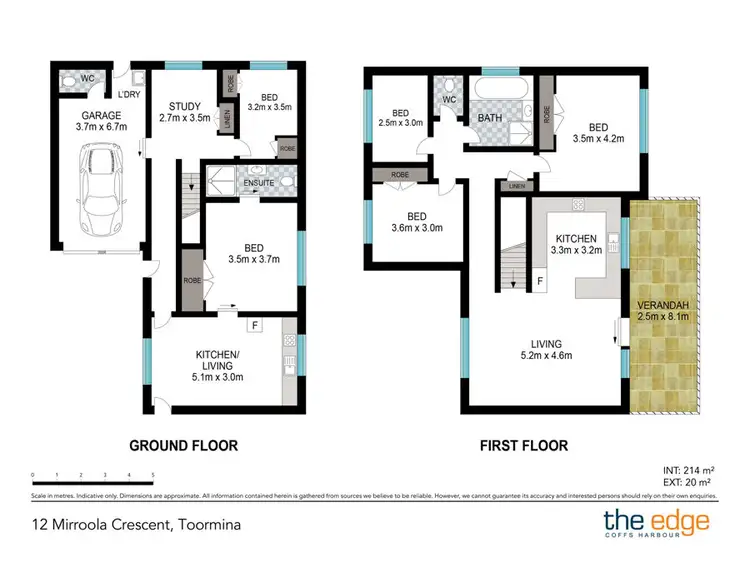 Floorplan of Homely house listing, 12 Mirroola Crescent, Toormina NSW 2452