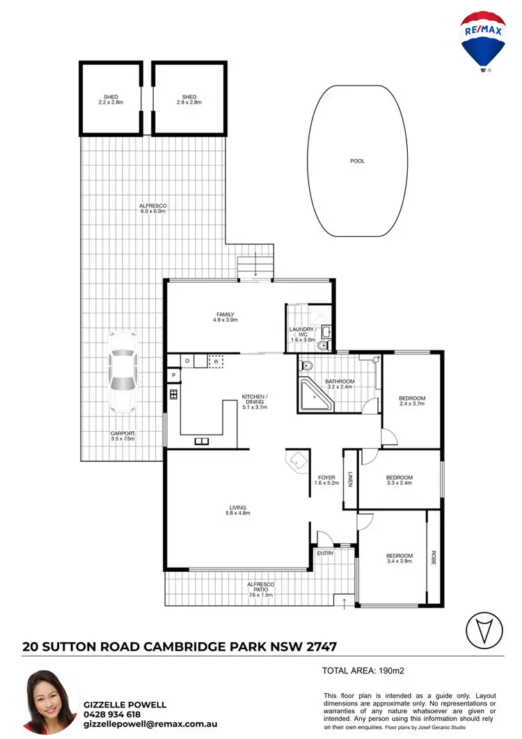 Floorplan of Homely house listing, 20 SUTTON RD, Cambridge Park NSW 2747