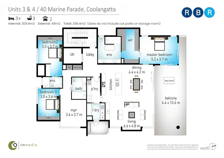 Floorplan of Homely apartment listing, 4/40 Marine Parade, Coolangatta QLD 4225