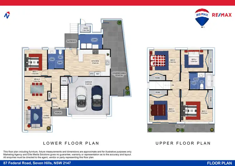 Floorplan of Homely house listing, 87 Federal Road, Seven Hills NSW 2147