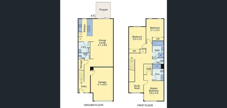 Floorplan of Homely house listing, 13 Spriggs Drive, Croydon VIC 3136