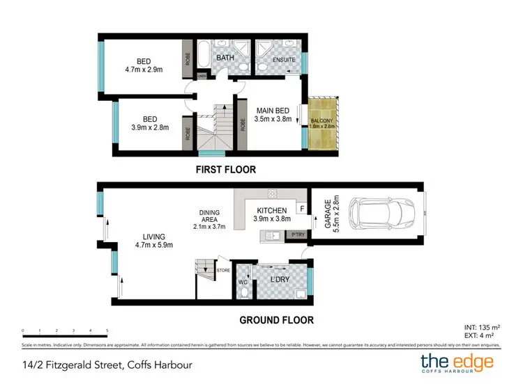 Floorplan of Homely house listing, 14/2 Fitzgerald Street, Coffs Harbour NSW 2450