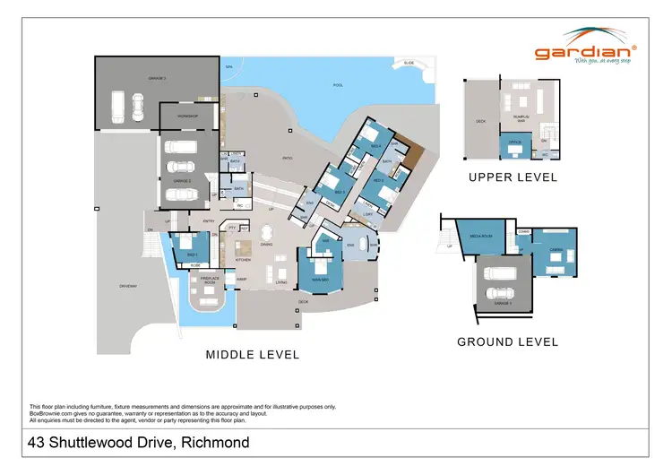Floorplan of Homely house listing, 43 Shuttlewood Drive, Richmond QLD 4740