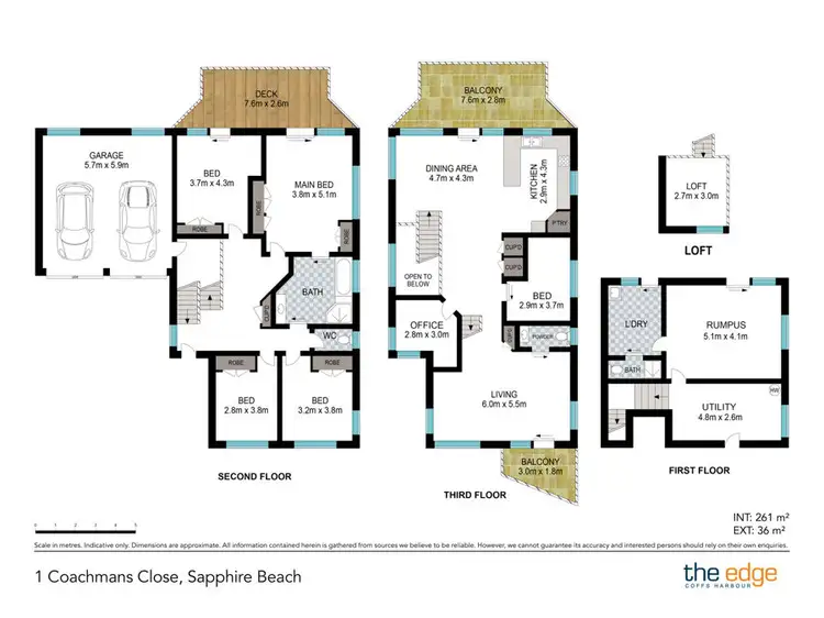 Floorplan of Homely house listing, 1 Coachmans Close, Sapphire Beach NSW 2450