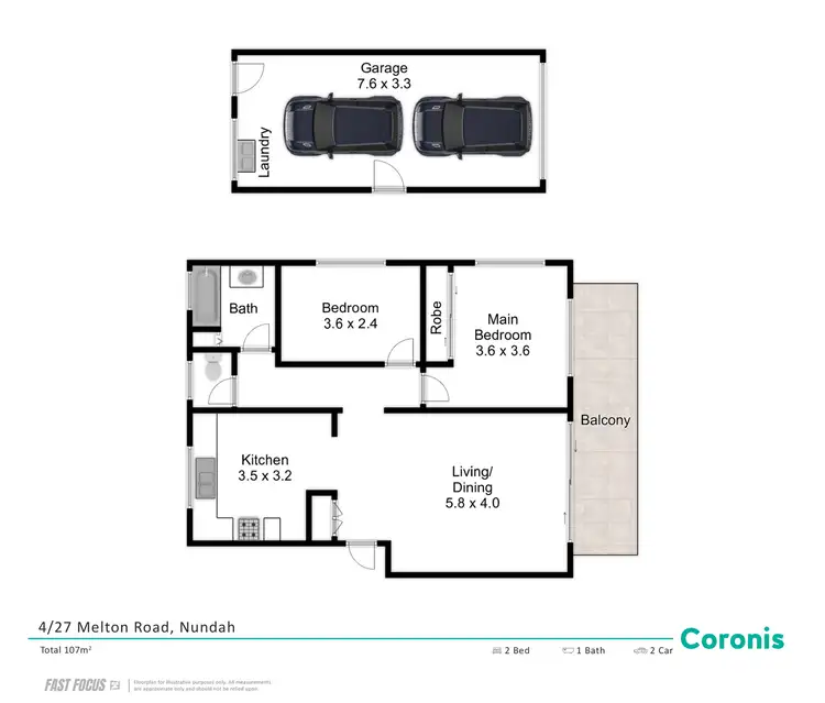 Floorplan of Homely unit listing, 4/27 Melton Road, Nundah QLD 4012