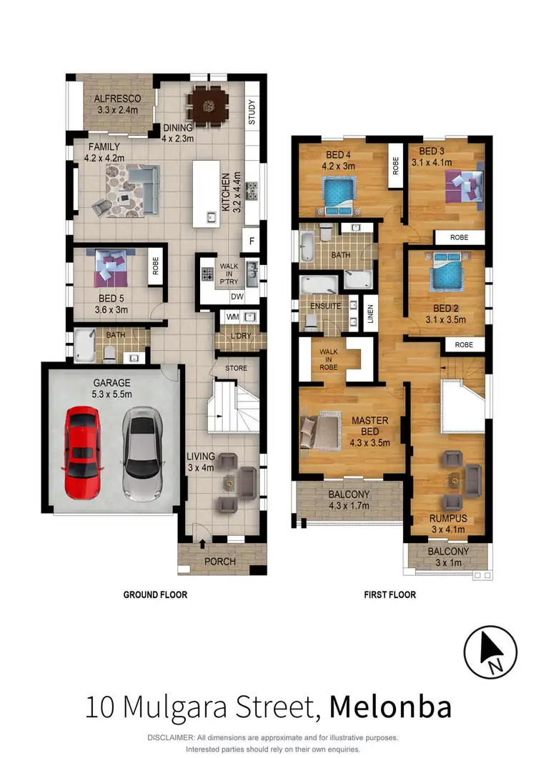 Floorplan of Homely house listing, 10 Mulgara  Street, Marsden Park NSW 2765