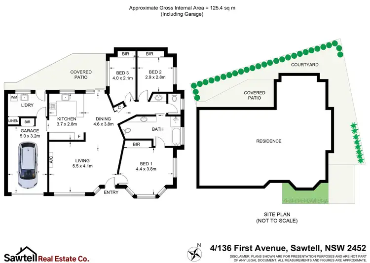 Floorplan of Homely villa listing, 4/136 First Avenue, Sawtell NSW 2452