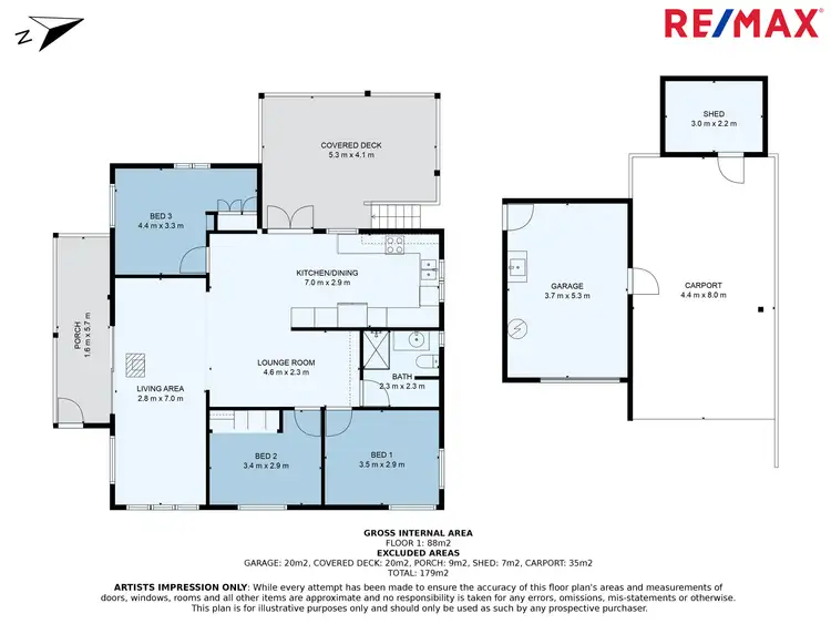 Floorplan of Homely house listing, 34 Image Flat Road, Nambour QLD 4560