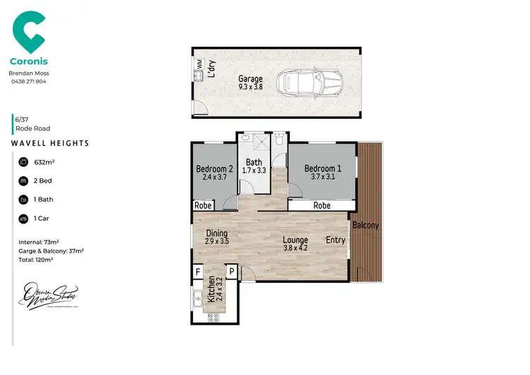 Floorplan of Homely unit listing, 6/37 Rode Road, Wavell Heights QLD 4012