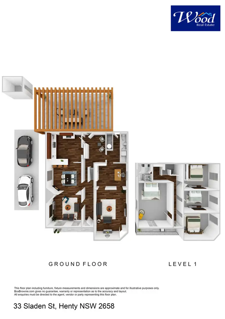 Floorplan of Homely house listing, 33 Sladen St, Henty NSW 2658