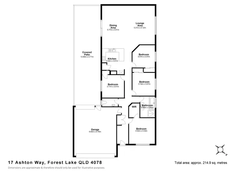 Floorplan of Homely house listing, 17 Ashton Way, Forest Lake QLD 4078