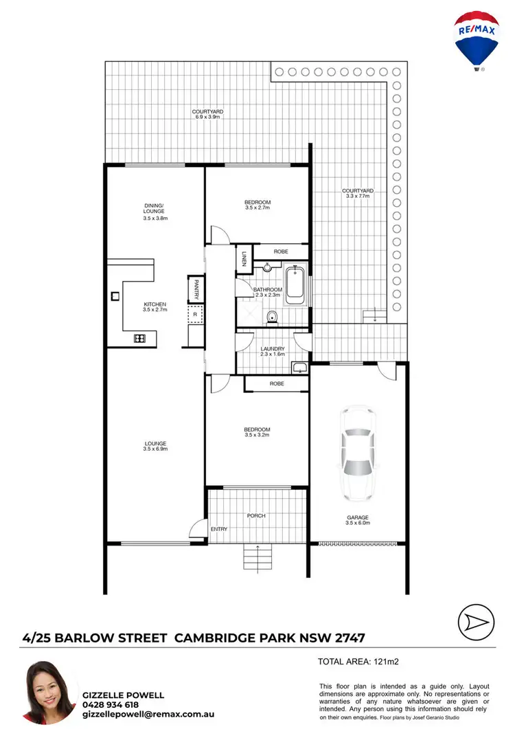 Floorplan of Homely villa listing, 4/25 BARLOW STREET, Cambridge Park NSW 2747