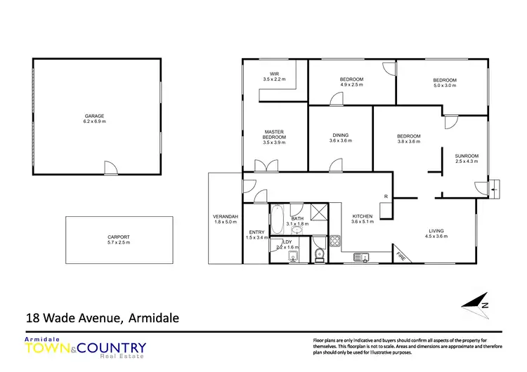 Floorplan of Homely house listing, 18 Wade Avenue, Armidale NSW 2350