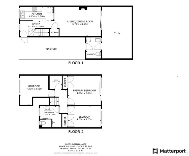 Floorplan of Homely townhouse listing, 4/17 Arthur Street, Coffs Harbour NSW 2450