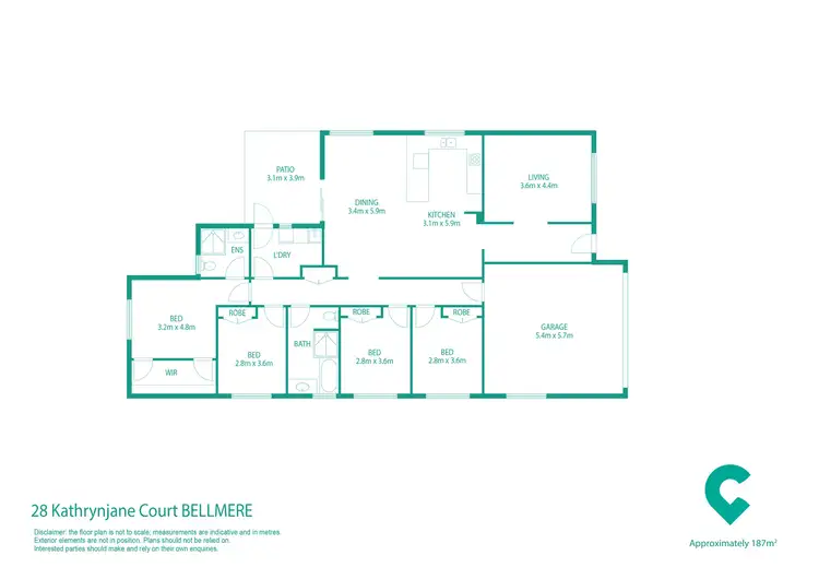 Floorplan of Homely house listing, 28 Kathrynjane Court, Bellmere QLD 4510