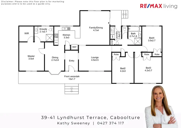 Floorplan of Homely house listing, 39-41 Lyndhurst Terrace, Caboolture QLD 4510