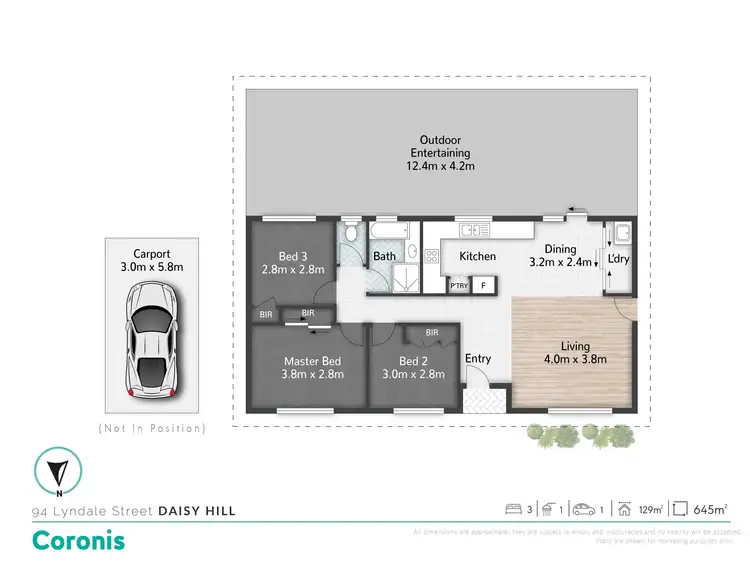 Floorplan of Homely house listing, 94 Lyndale Street, Daisy Hill QLD 4127