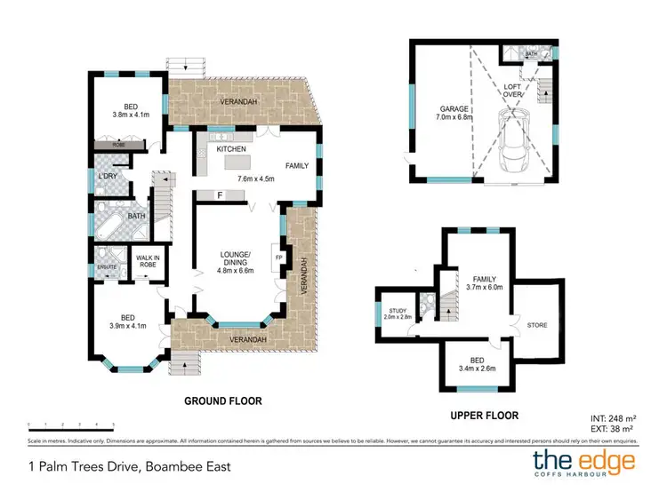 Floorplan of Homely house listing, 1 Palm Trees Drive, Boambee East NSW 2452