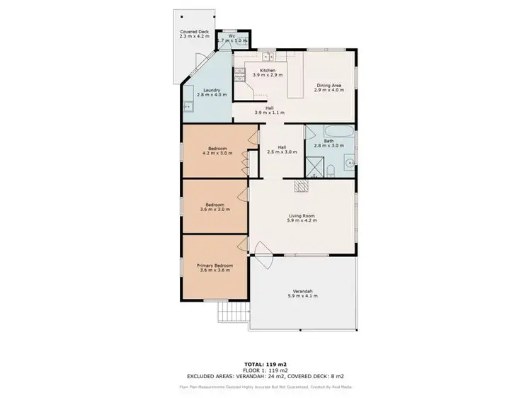 Floorplan of Homely house listing, 34 Tree Fern Close, Repton NSW 2454