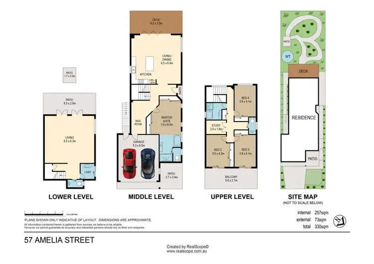 Floorplan of Homely house listing, 57 Amelia Street, Coorparoo QLD 4151