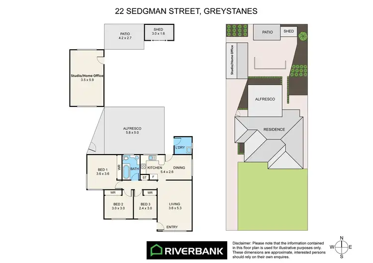 Floorplan of Homely house listing, 22 Sedgman Street, Greystanes NSW 2145